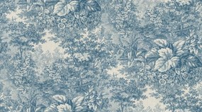 Tapet lavabil Forest Toile, Blue, Sandberg