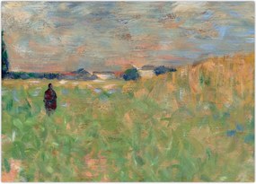 Tablou - Georges Seurat, A Summer Landscape, reproducere (70x50 cm)