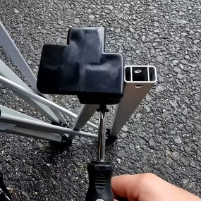 Cort tip foarfecă 3x6 m ALU fără pereți - Cadru din aluminiu, Impermeabil - fără pereți - Bej