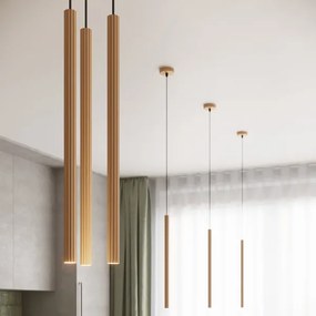 Lustră pe cablu Sollux SL.1342 ARCHE 3xG9/8W/230V auriu
