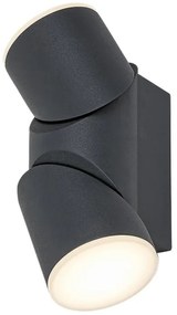 Aplica LED de exterior moderna tip spot ambiental IP65 Belfast