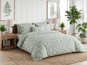 Lenjerie de pat din polibumbac ARBORA verde Dimensiune lenjerie de pat: 70 x 90 cm | 140 x 220 cm