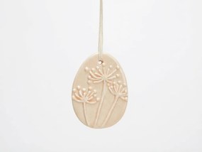Oul din portelan suspendat FLORIS - mai multe culori Culoare: Portocaliu