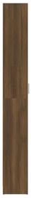 Sifonier de hol, stejar maro, 55x25x189 cm, lemn prelucrat Stejar brun, 1