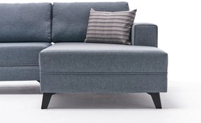 Canapea extensibilă de colț Efsun - Blue