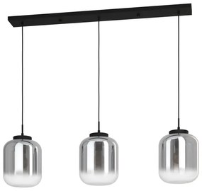 Lustră pe cablu Eglo 390104 BULCIAGO 3xE27/40W/230V fumuriu