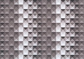 Fototapet - Cuburi gri (254x184 cm), în 8 de alte dimensiuni noi