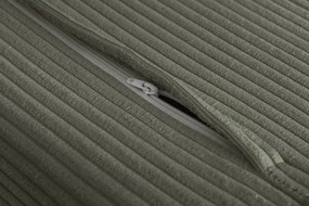 Fotoliu Pat SMART MULTIFUNCTION 140cm catifea raiata verde