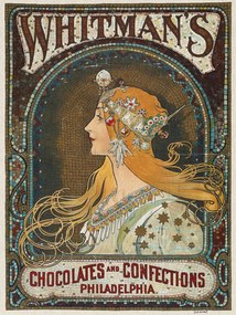 Reproducere Whitman's Chocolates & Confections, Alfons Mucha