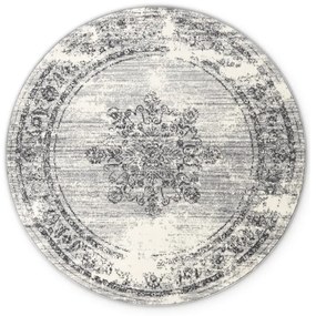 Covor gri-crem rotund ø 120 cm Gloria Lydia – Hanse Home