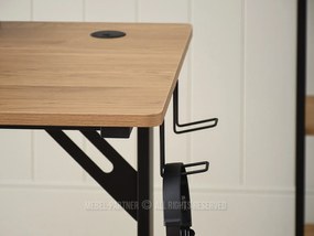 Masă PC Matts 115 (stejar + negru). Promo -13%. 1109789