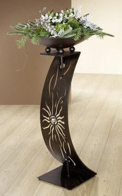 Suport flori SUNNY WAVE, metal, 109x50 cm