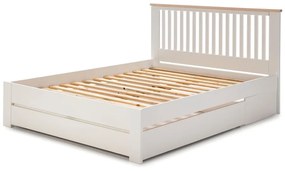 Sertar sub pat Marckeric Enara, 137 x 147 cm, alb