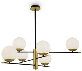 Lustra moderna cu 6 surse de lumina Nostalgia MY-MOD048PL-06G