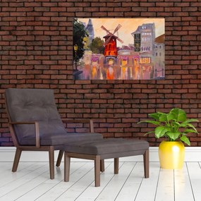 Tablou - Moulin rouge, Paris, Franța (90x60 cm)