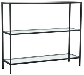 Raft metalic D100, negru