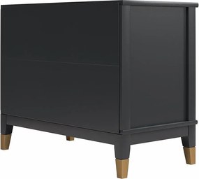 Noptieră neagră Westerleigh – CosmoLiving by Cosmopolitan