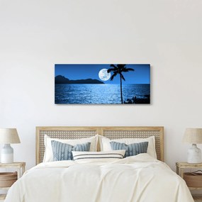 Tablou - Luna deasupra nivelului mării (120x50 cm)