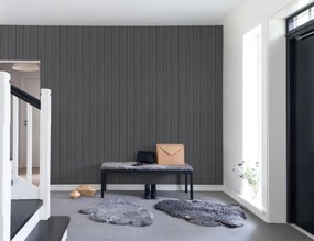 Tapet Swedish Cottage, Grey, Rebel Walls