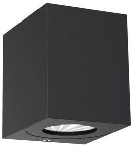 Aplica LED de exterior iluminat ambiental IP44 Canto Kubi 2 negru
