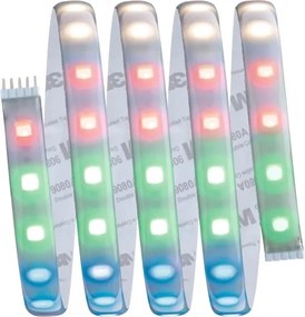 Paulmann 70627 - Bandă LED RGB MAXLED, 18 W, reglabilă, 1,5 m, 230 V, cu telecomandă