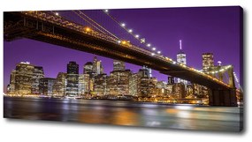 Print pe pânză Manhattan pe timp de noapte