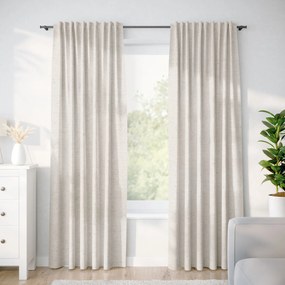 Goldea draperie decorativă loneta - model striat 140x135 cm