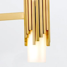 Elstead MARVELE6-AB-OPAL - Lustra pe tijă MARVELE, 6xE14/40W/230V, aurie