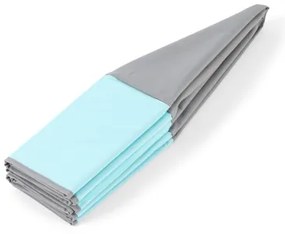 Piscină cu bile pentru copii d. 80 cm albastru/gri