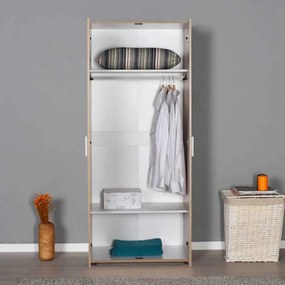 Dulap Haine Adore Trendline cu 2 usi si umeras, 80 x 187 x 47 cm