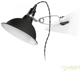 Lampa cu clips design Industrial Style PEPPER negru 64169