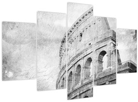 Tablou - Carte poștală de epocă a orașului N⁰1 (150x105 cm)