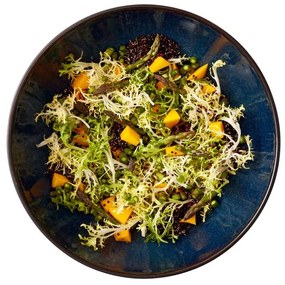 Bol negru/albastru din gresie ø 30 cm Gastro Dark Blue/Black – Bitz