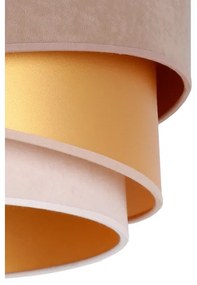 Lustră aplicată Duolla KOBO 1xE27/15W/230V d. 45 cm bej/auriu/crem