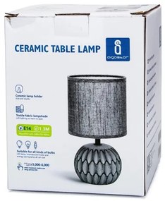 Lampă de masă 1xE14/40W/230V gri Aigostar