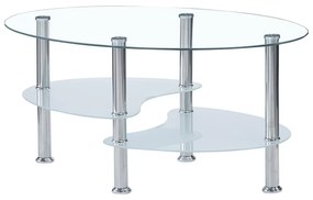 Masă de cafea Wurzburgo (oțel + sticlă + sticlă netransparentă) . 1116563