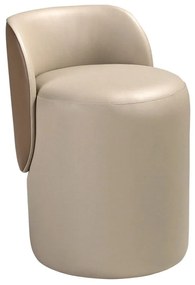 Taburete modern LUX piele sintetica Mink si Maro