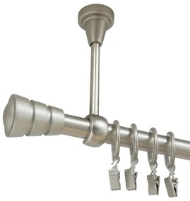 Galerie simpla prindere tavan corso 19 mm crom mat (Alege marime: 160 cm)