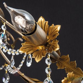 Lustra suspendata de LUX super eleganta Miramare 6-1600/7 OR silver-goldOR