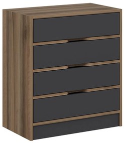 Comodă Erich (Nuc + antracit) . 1102095