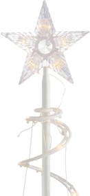 Brad de Crăciun alb, inclusiv LED IP44 - Puno