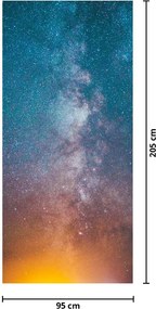 Fototapet pentru ușă - Calea Lactee (95x205cm)