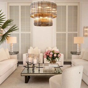 Gheridon/ Masuta laterala eleganta Beverly Hills bronz 111923 HZ