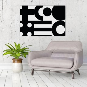 Tablou - Abstracție geometrică N⁰3 (90x60 cm)