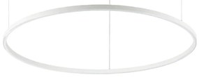 Ideal Lux - Lustru LED suspendat pe cablu ORACLE SLIM LED/53W/230V 2700K Ø 90 cm alb