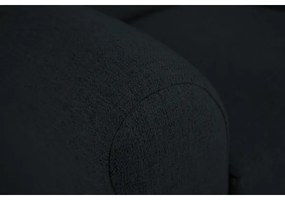 Fotoliu VIVA cu aripi, negru