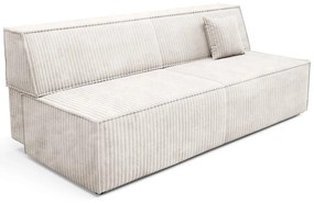 Canapea extensibilă 3 locuri cu spațiu de depozitare TERAMO bej