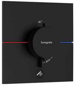 Hansgrohe ShowerSelect Comfort E baterie de duș ascuns negru 15575670