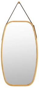 Oglindă cu ramă din bambus