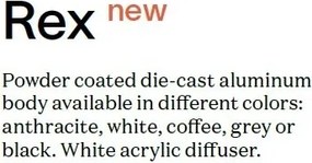 Aplica iluminat exterior IP44 REX-3 AP1 COFFEE